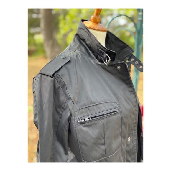 Bomboogie Men’s Jacket Black Military Sleek - Picture 5 of 16